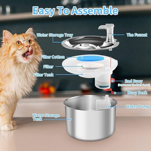 نافورة مشربية ماء ستيل كهربائية دائرية