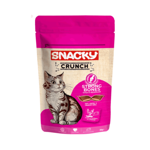 سناكي مكافاة مقرمشة بكريمة الدجاج والجبن لدعم العظ...