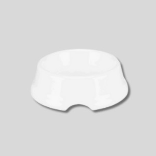 تريكسي صحن للقطط والكلاب بلاستيك ابيض 0.25 لتر- قط...