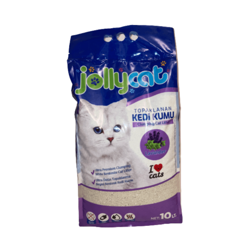 جولي كات رمل البنتونيت الأبيض للقطط برائحة لافيندر...