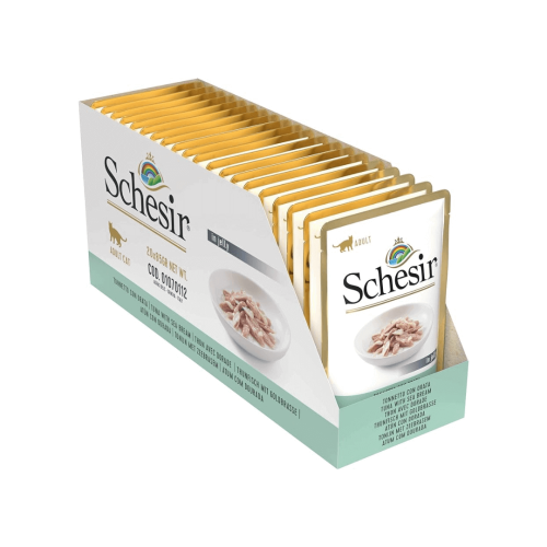 شيزر سمك التونا مع سمك الدينيس بالجيلي طعام رطب لل...