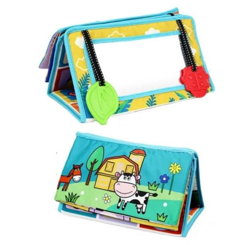 كتاب قماشي مع مرآة تفاعلية