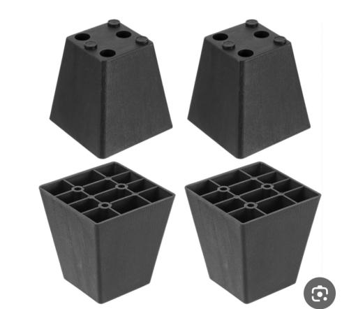 Reinforced plastic sofa legs