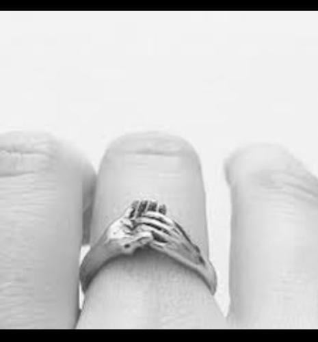 خاتم العناق - فضي -