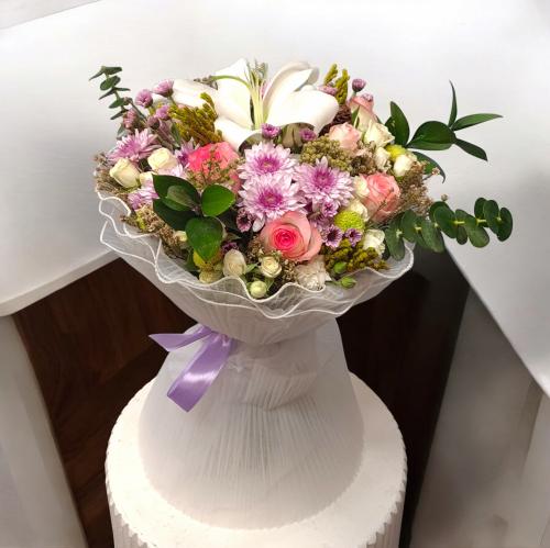 باقة الهولندية ( تغليف قماش )