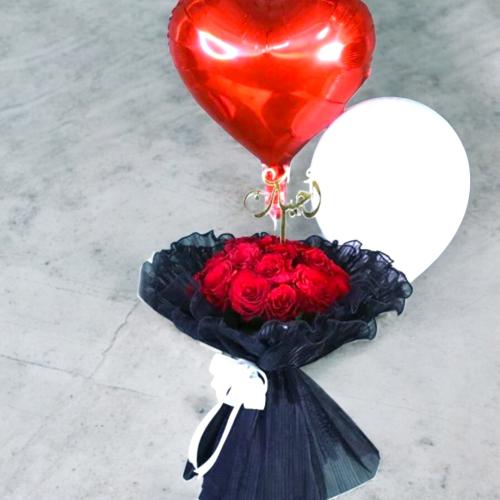 A bouquet, you are my life, red roses - delivery i...