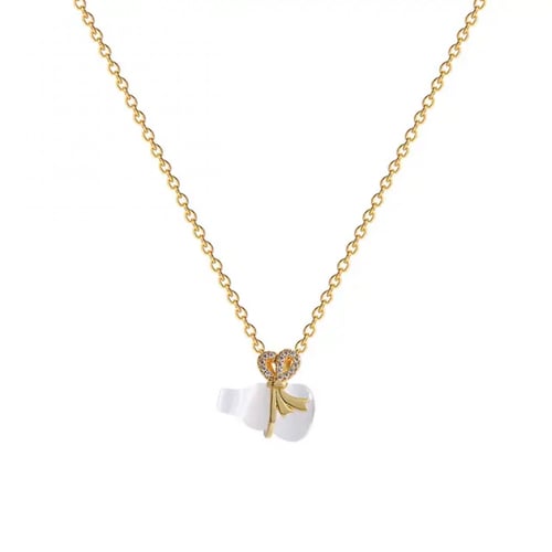 سلسال زجاجة النبيذ 18K