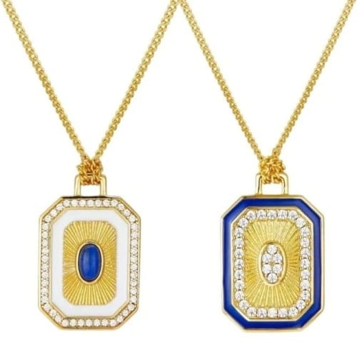 قلادة Dual فضة استرليني 925