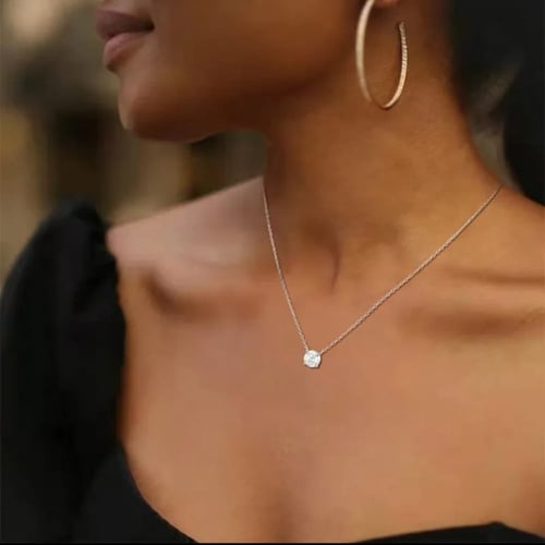 سلسال فص الألماس (الزيركون )