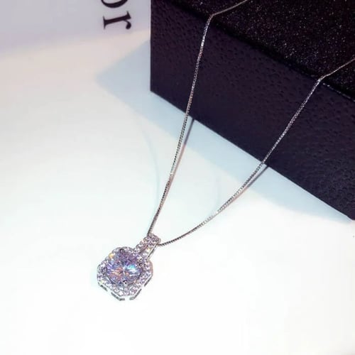 سلسال مكعب الزيركون 18k