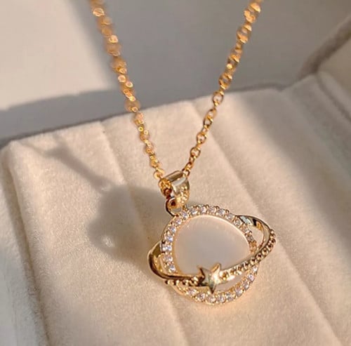 سلسال كوكب حجر الأوبال 18K