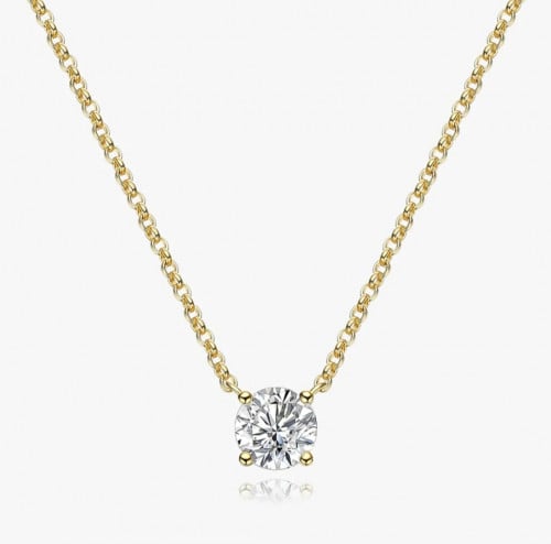 سلسال فص الألماس (الزيركون )