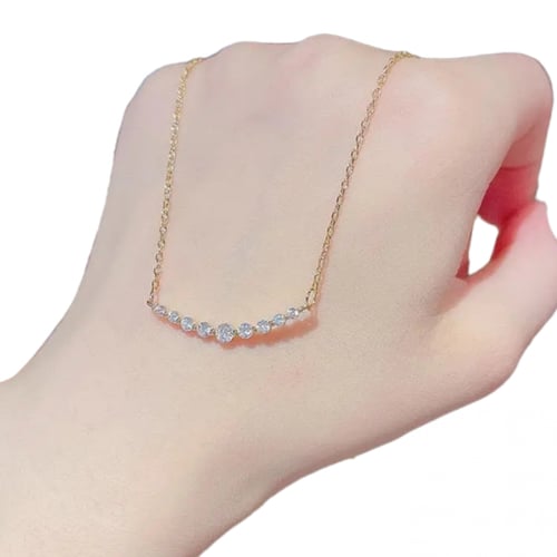 سلسال 18k Zircon smile