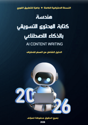 هندسة كتابة المحتوى التسويقي بالذكاء الاصطناعي