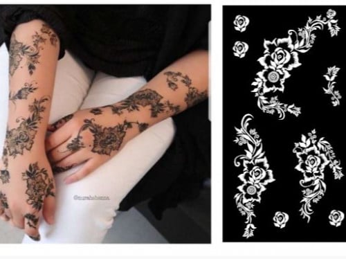 استكر حناء لليدينn