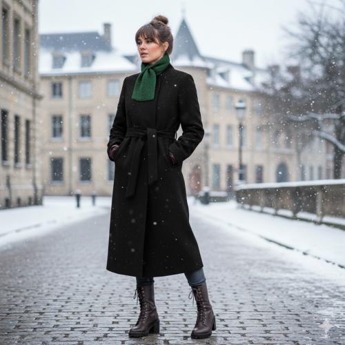 معطف اسود - Black coat