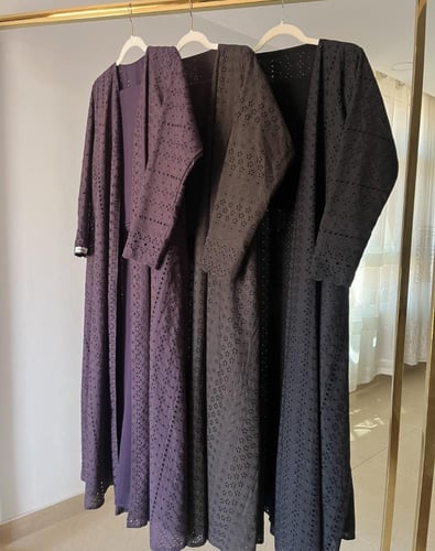 ركامه بنفسجي مع بطانه بنفسجي