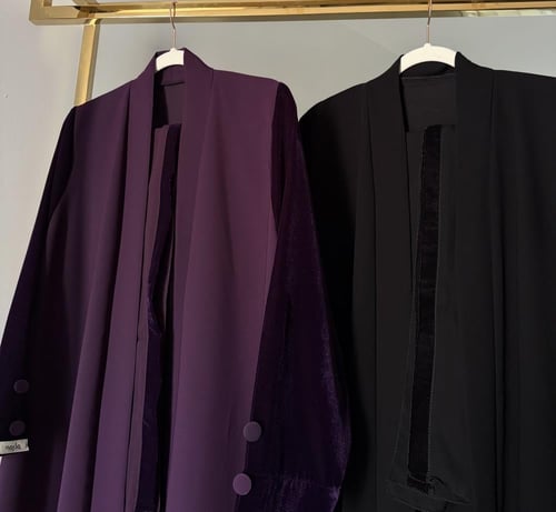 كريب سيراميك اسود ومخمل