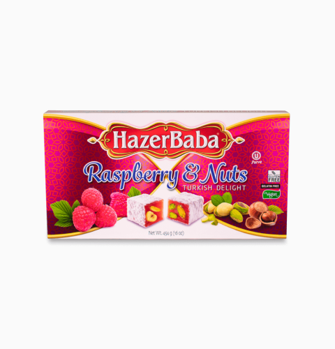 حلقوم تركي بالفستق واللوز والبندق والتوت هازير باب...