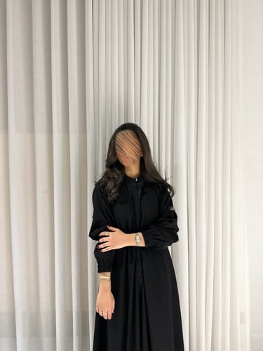 عباية يومية كلوش نصف سحاب