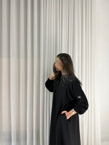 عباية يومية كلوش نصف سحاب