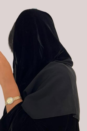 طرحه مخمل وشيفون