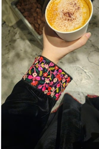 عباية الشتاء المخملية