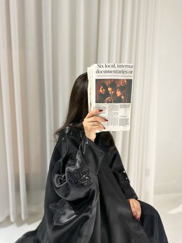 عباية المناسبات نصف بشت