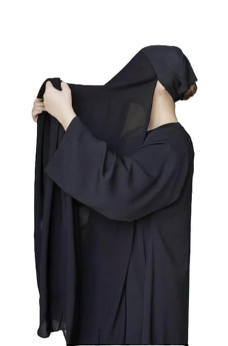 بكج الحج والعمرة ( عباية سحاب + طرحه + غطوة )