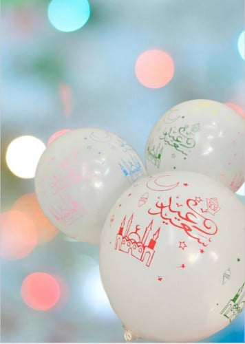 بالونات العيد 5 حبات