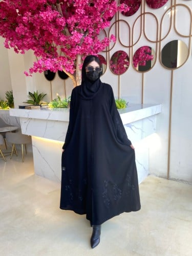 تطريز الكم وتحت دائري اسود