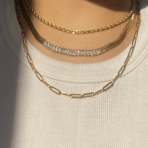 Paperclip necklace