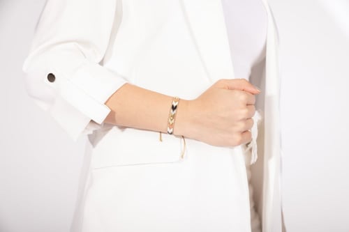 Gold Beaded Friendship Bracelet