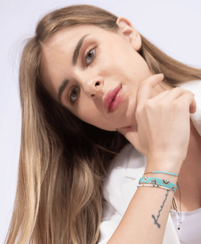 Blue Eye Beaded Friendship Bracelet