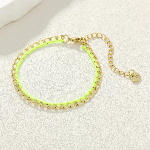 Colorful Figaro bracelet