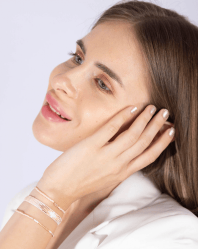 Rose Gold Beaded Friendship Bracelet