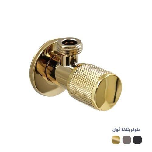 محبس زاوية مدور ذهبي