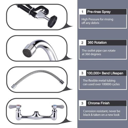خلاط مجلى مطاعم / فنادق تثبيت في الجدار