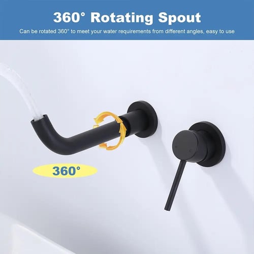 خلاط مغسلة اسود مخفي كامل ستينجر / STINGER