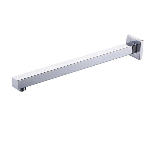 ماسوره دش مربع كروم من الجدار 40 سم