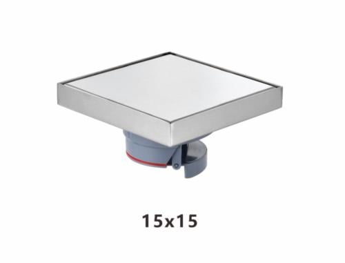 صفاية بلاط كروم مطفي قص ليزر 15x15