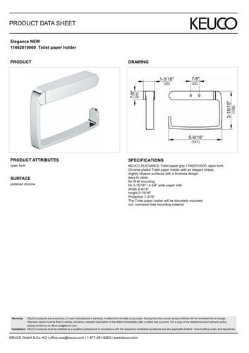وراقه مناديل من KEUCO