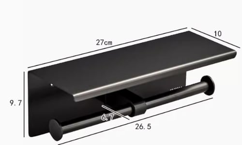 وراقه مناديل اسود طويل