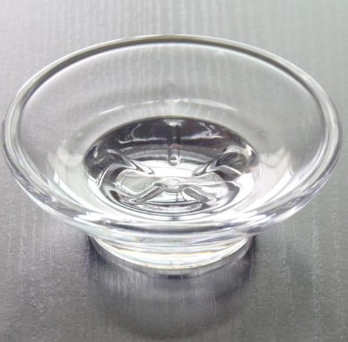 صحن للصابون شفاف