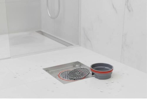 رداد صفاية مع شبك 4 بوصة