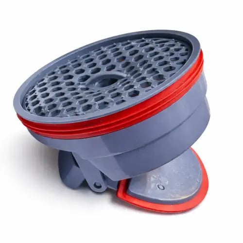 رداد صفاية مع شبك 4 بوصة