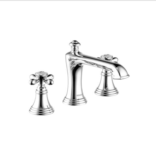 خلاط مغسلة 3 فتحة ذهبي مسكة مروحه برافات / BRAVAT