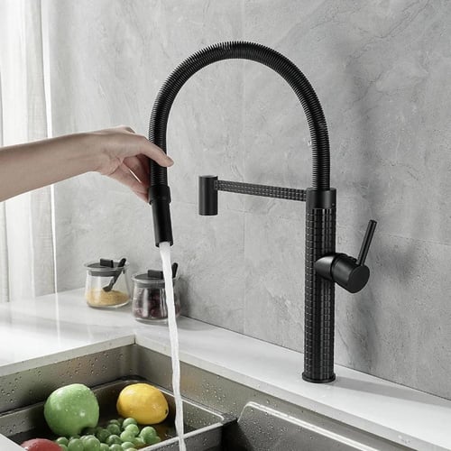 خلاط مجلى اسود سبرنق متحرك