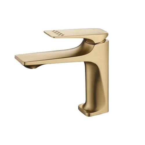 خلاط مغسلة ذهبي مطفي مودين