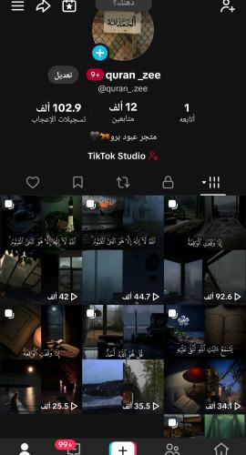 حساب تيك 12الف متابع عرب